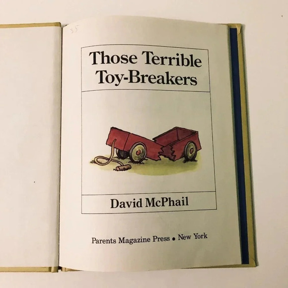 Vtg 1980 Those Terrible Toy Breakers HC David McPhail Parents Magazine - Picture 7 of 16